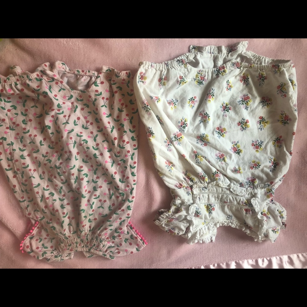 Romper/dress bundle/ 6-9M/ 5 pieces